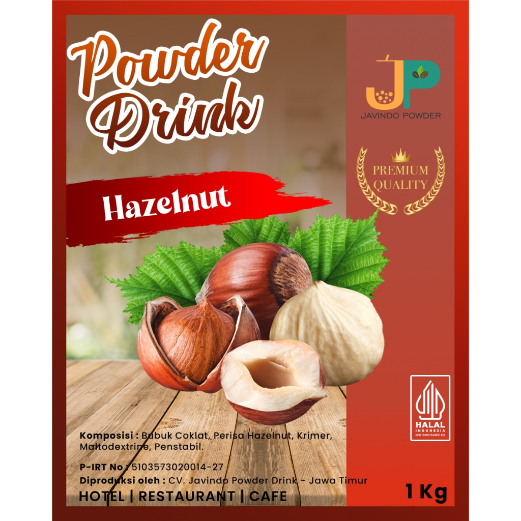 Bubuk Minuman Hazelnut Premium