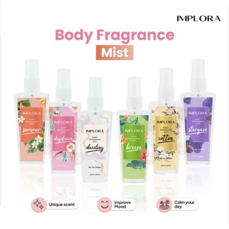Implora Body Fragance Mist Series 100ml