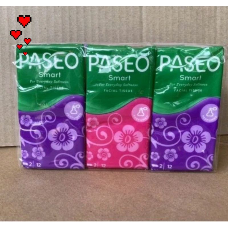 Paseo Smart Facial Tissue 12 sheets