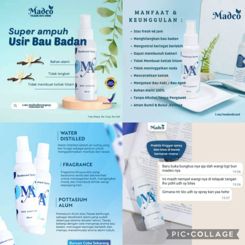 Madeo MA Deodorant spray