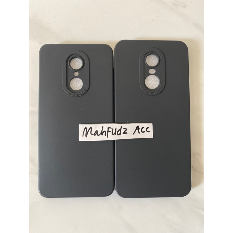 SOFTCASE FULL BLACK REDMI NOTE 4/NOTE 4X CASE MACARON PRO CAMERA HITAM POLOS