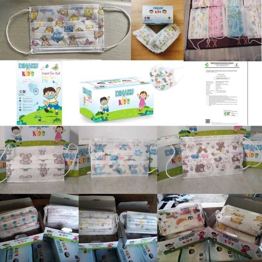 1956 50pcs masker anak
