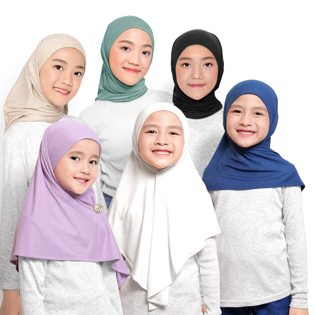 d'odette - Ae Cha Segitiga Instan - Hijab Anak