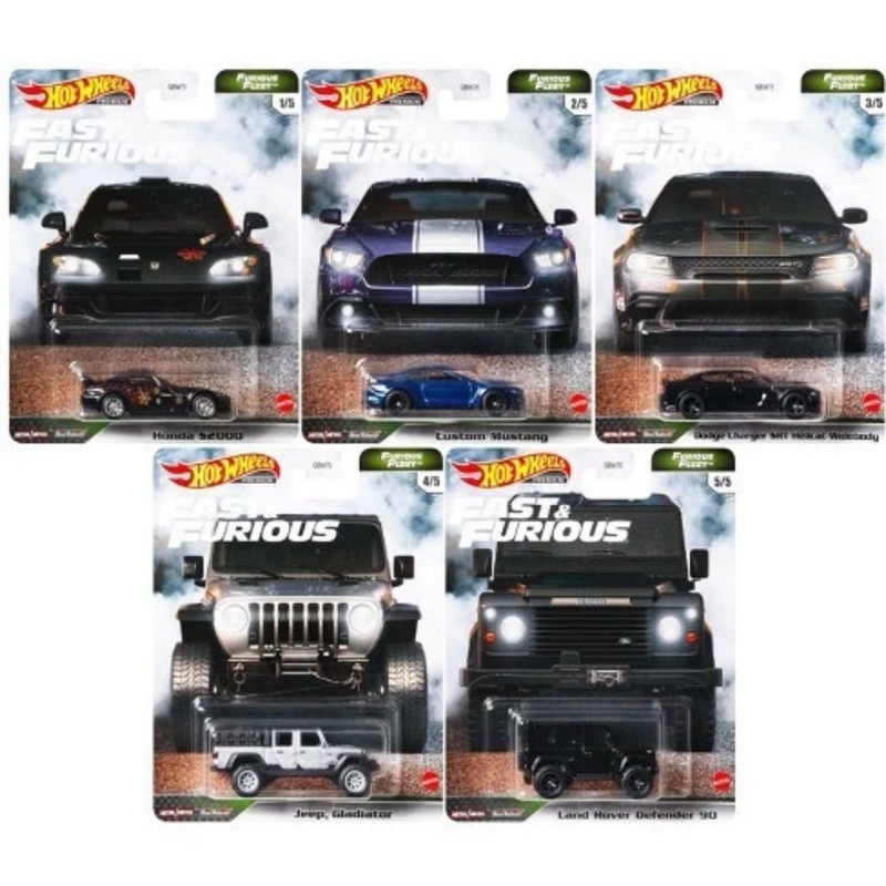 Hotweels Premium Fast&Forious Forious Fleet Set