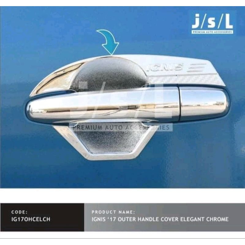 COVER OUTER HANDLE MANGKOK CHROME SUZUKI IGNIS