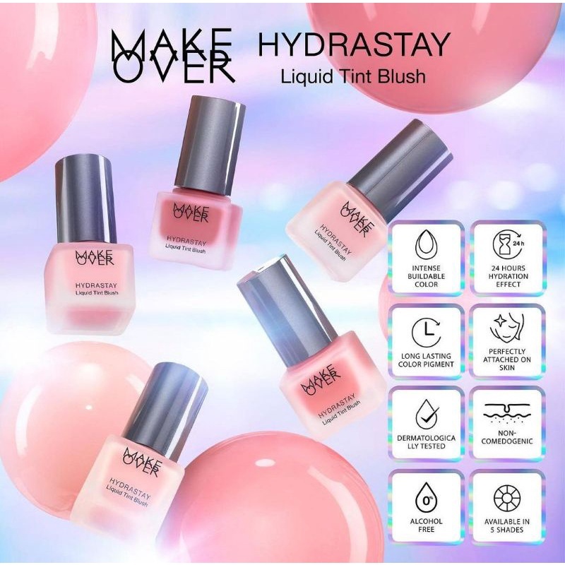 MAKE OVER HYDRASTAY LIQUID TINT BLUSH