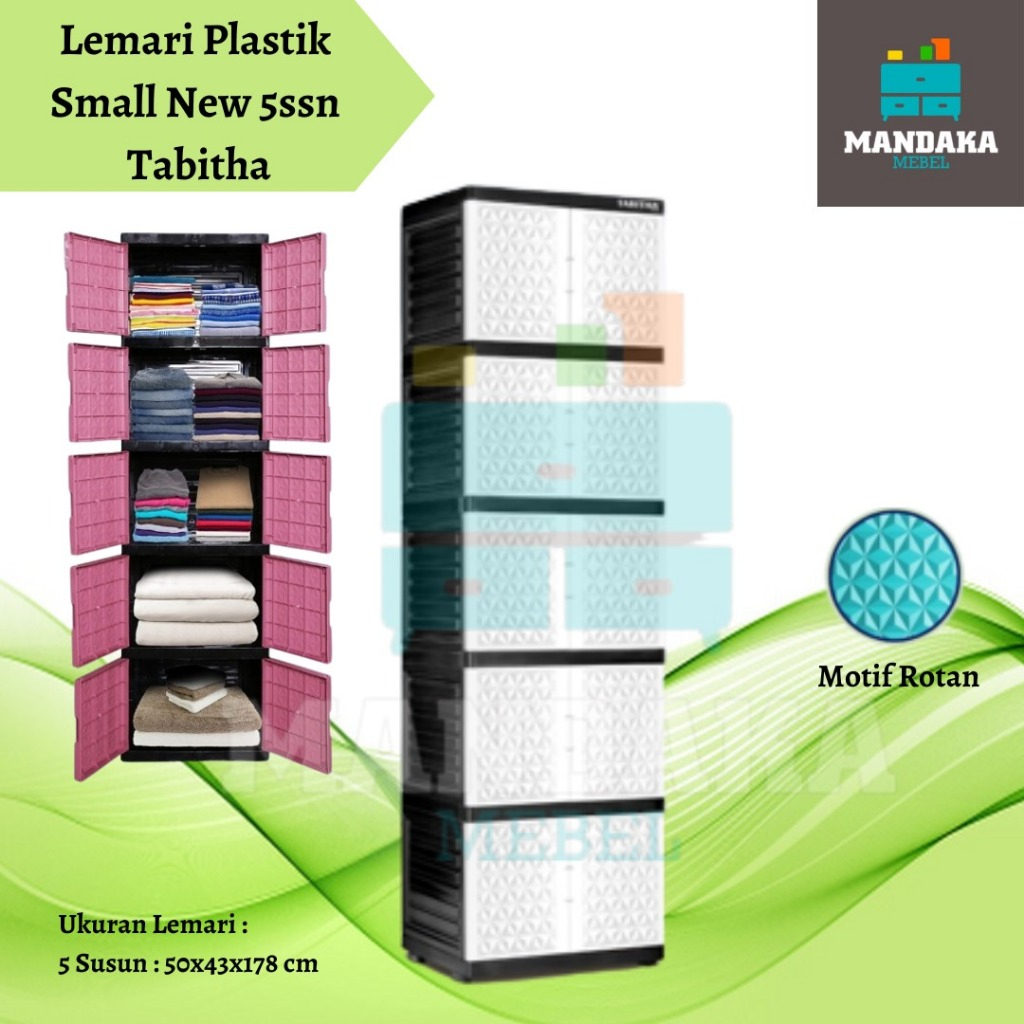 LEMARI PAKAIAN TABITHA SMALL SUSUN 5