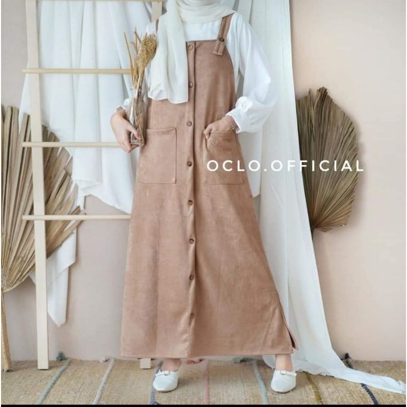 Suede overall by Oclo (preloved)