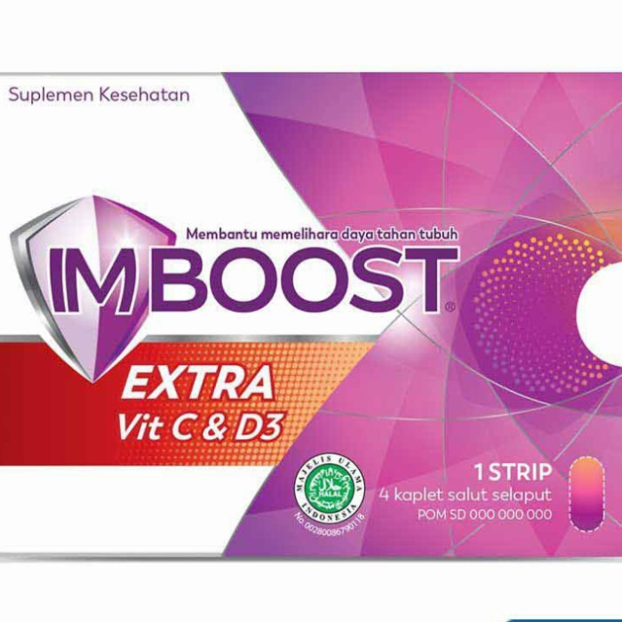 Imboost Extra Vit C & D3 4 Tablet