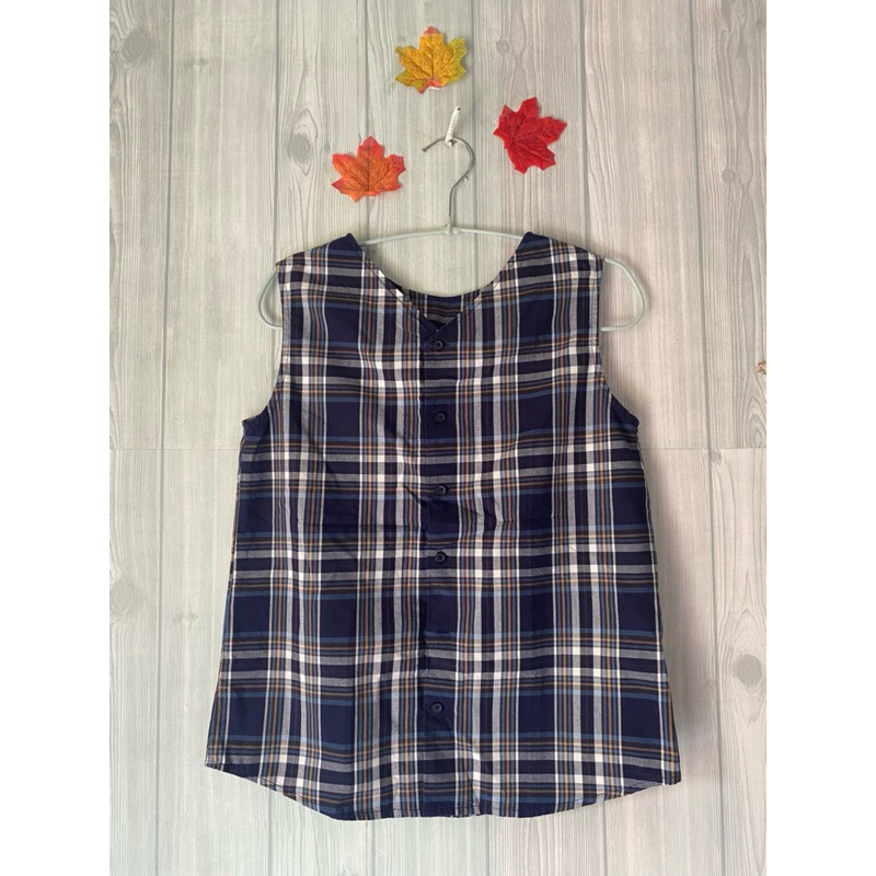 G*U Blouse Kotak-Kotak