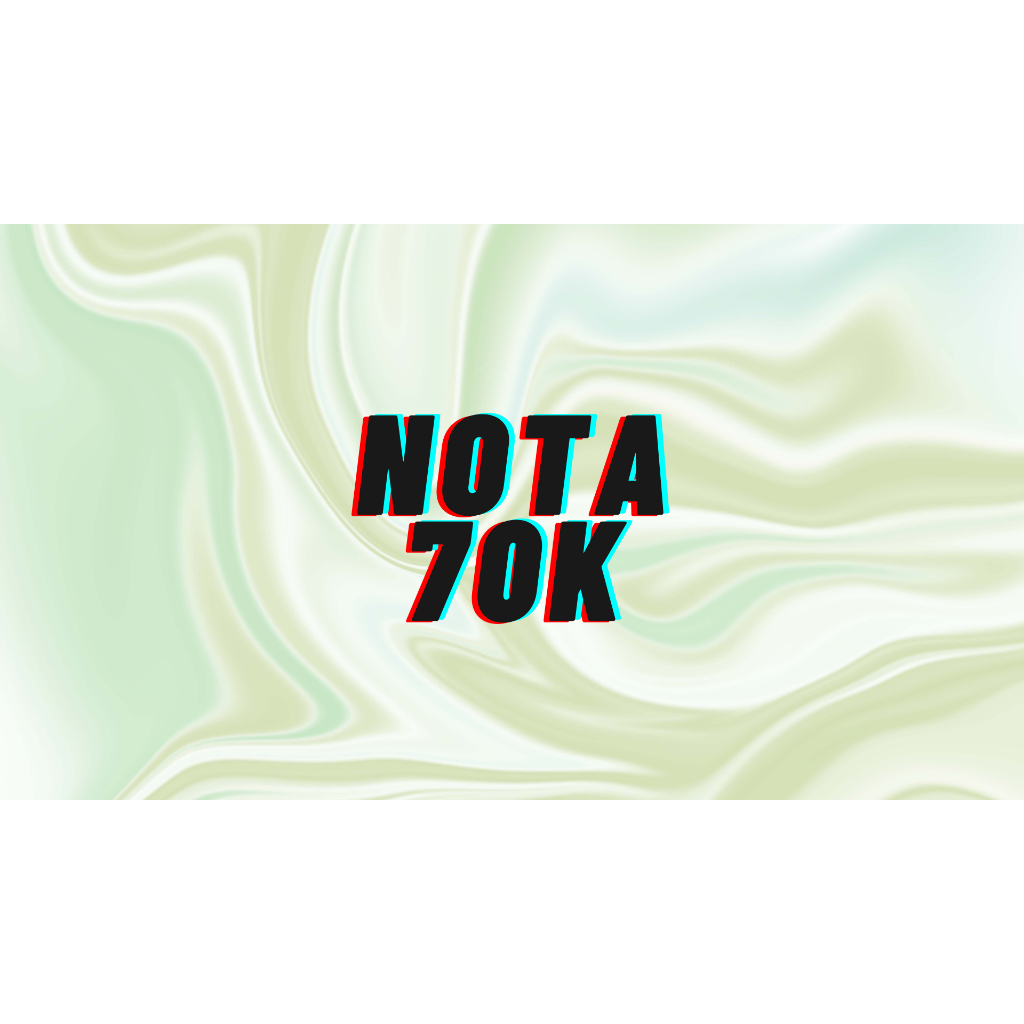 nota 70 ribu