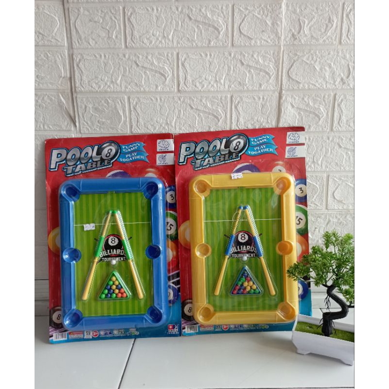 mainan biliard pool table hadiah kado gift