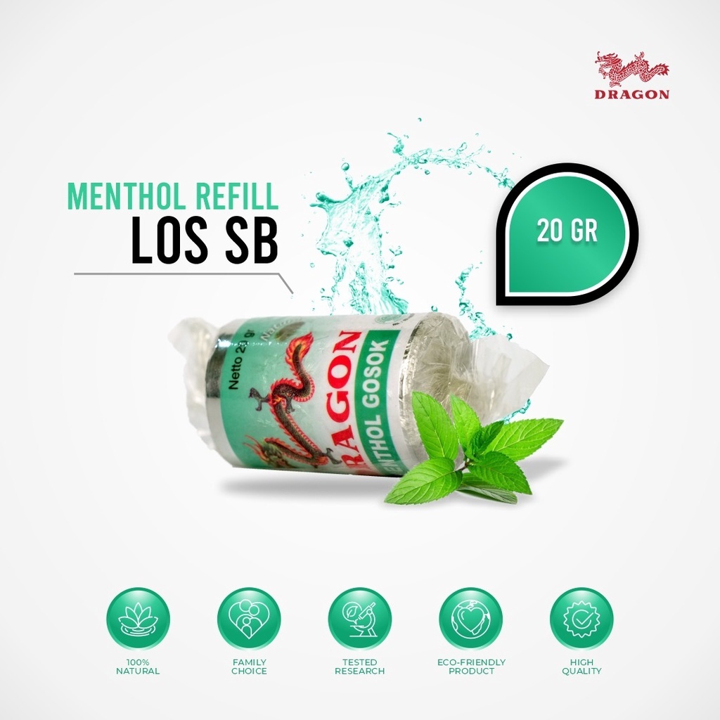 REFILL PO'PENG POPENG MENTHOL CAP DRAGON