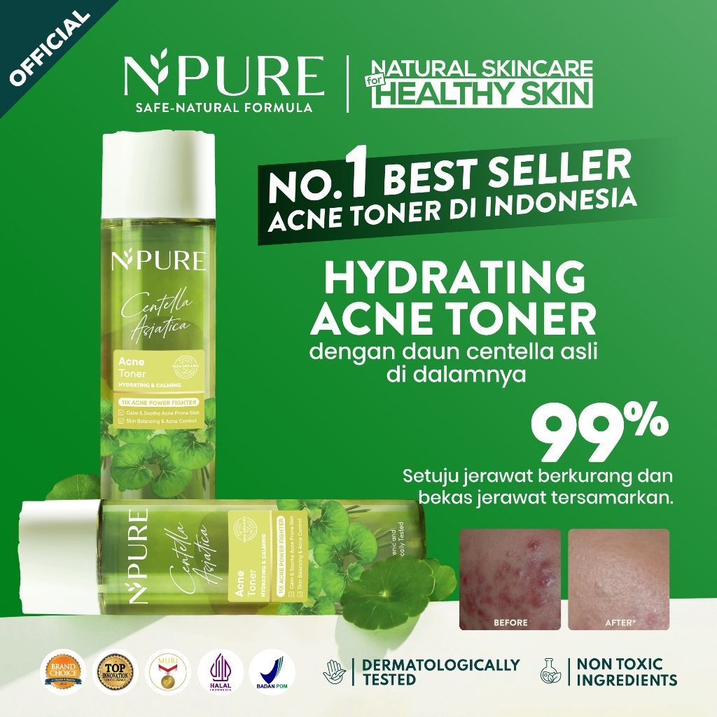 NPURE FACE TONER CENTELLA ASIATICA