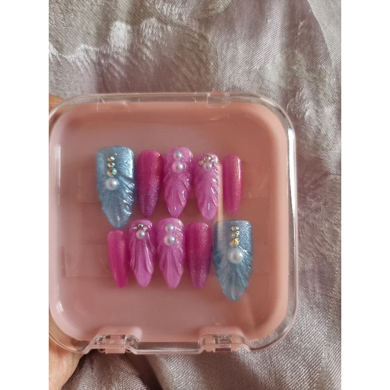 press on nails (kerang 3D)