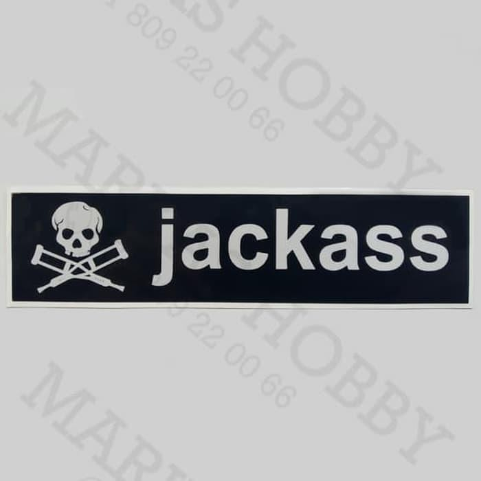Stiker Jackass Rectangle