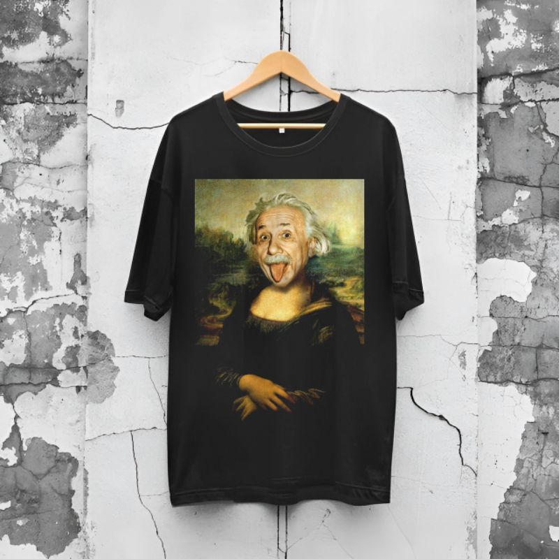 KAOS VINTAGE MONALISA ALBERT EINSTEIN