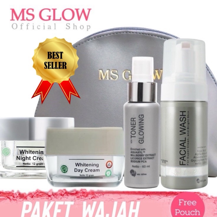 DiSkon  MS GLOW Paket Wajah