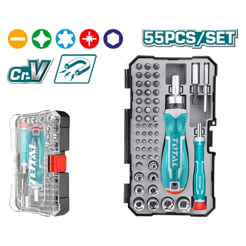 55 PCS Screwdriver Bits Set / Set Obeng Bits
