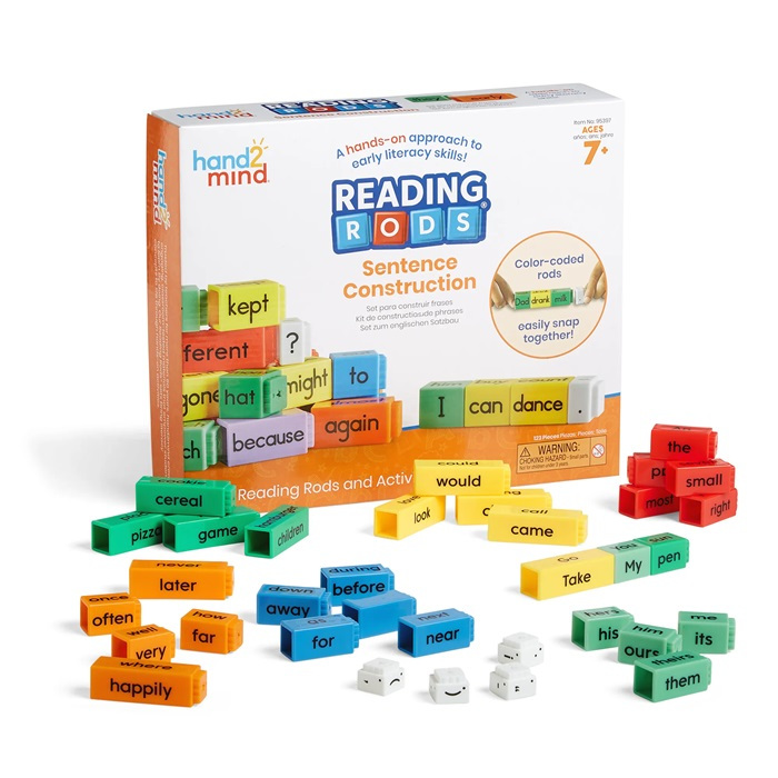 Hand2Mind Reading Rods Sentence Construction