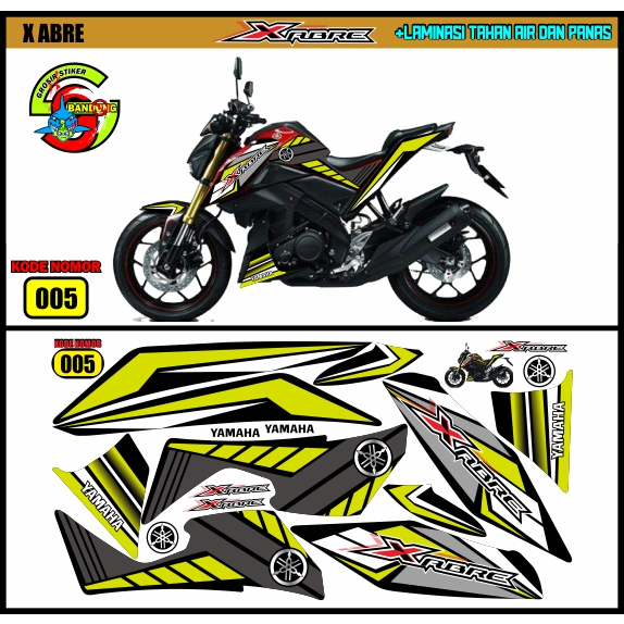 Striping/Stiker YAMAHA XABRE