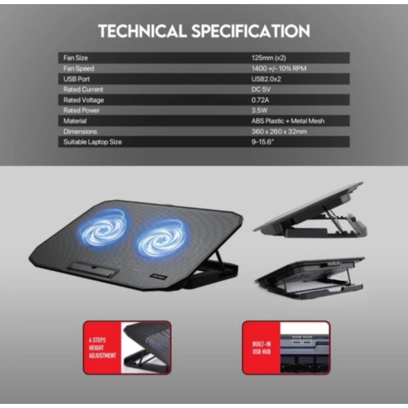 notebook cooler nc13