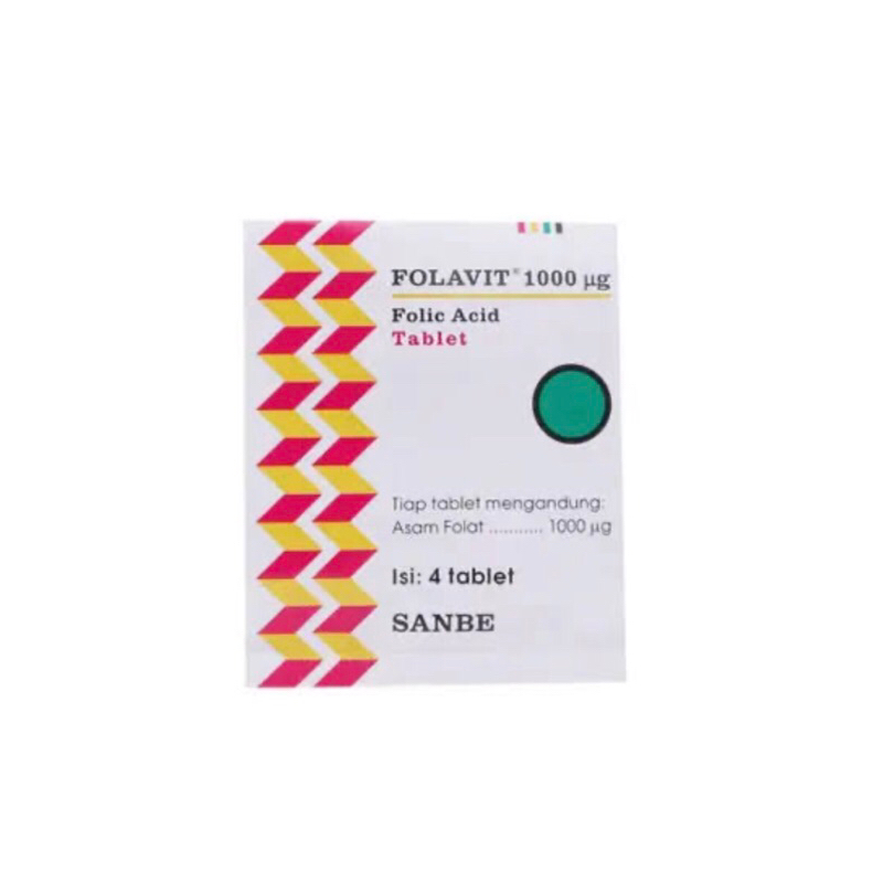 Folavit 1000 mg Strip 4 Tablet