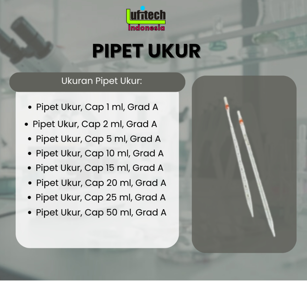 PIPET UKUR ALAT LABORATORIUM