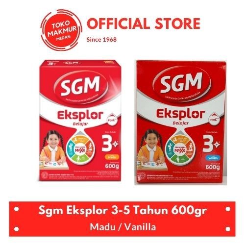 SGM 3+ VANILA/MADU 600GR