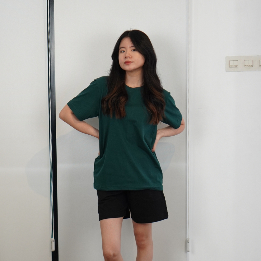Regular Fit T-Shirt "Simply Basic Regular Cotton Tee" - Forest