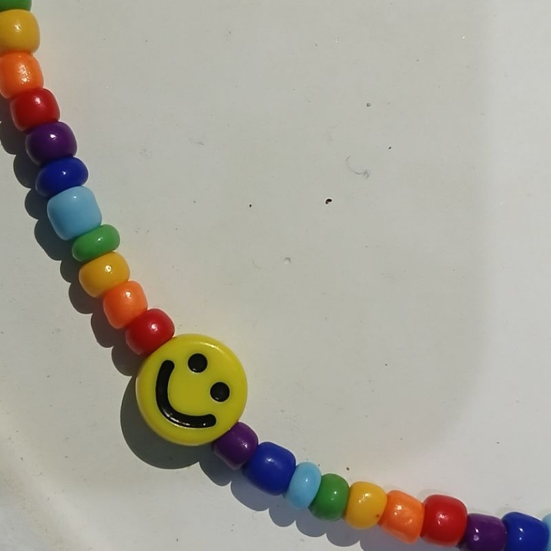 smiley ✨rainbow ✨ necklace