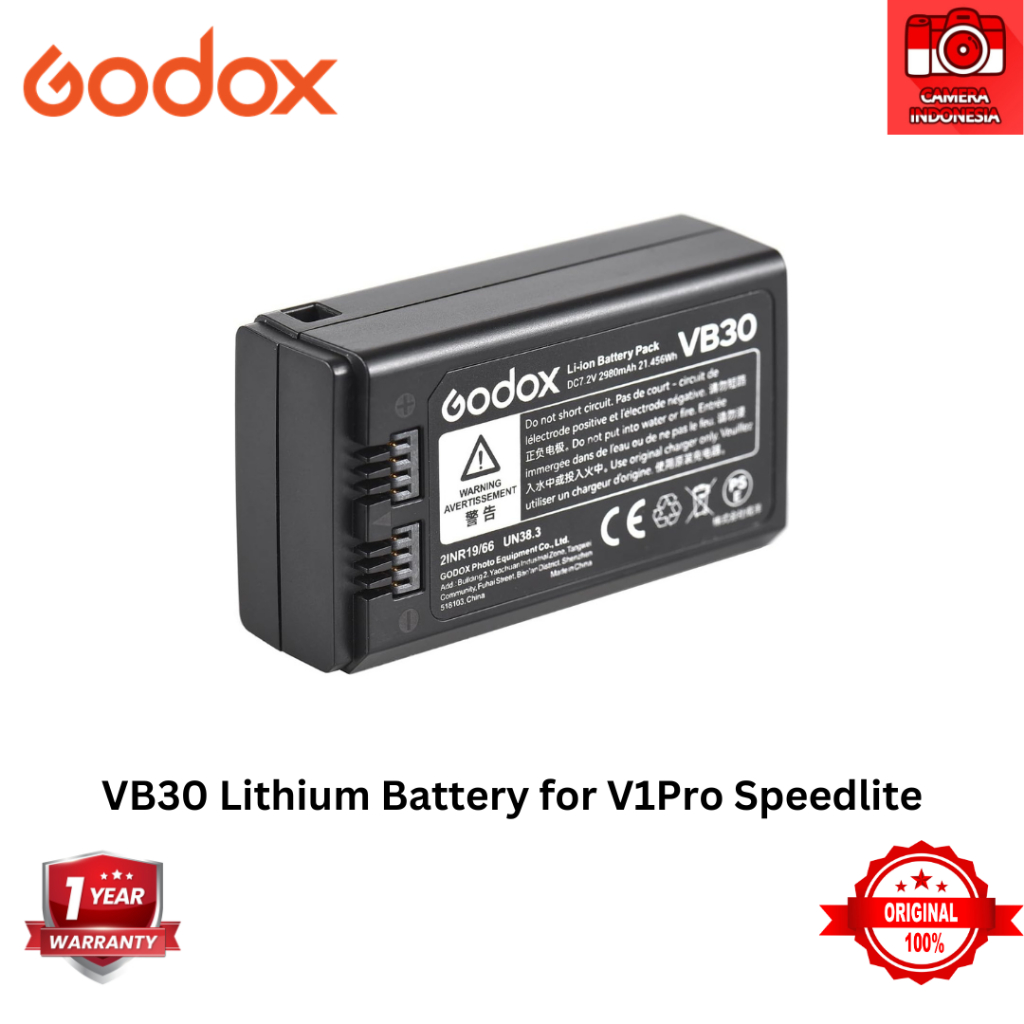 Godox VB30 Lithium Battery for V1Pro Speedlite Flash