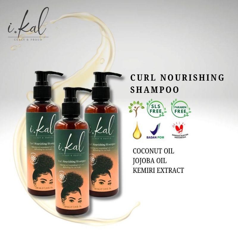 BUNDLING I.KAL- 3 Shampoo 220ml