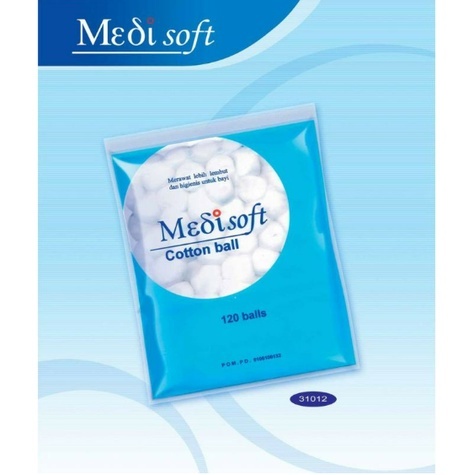 MEDISOFT Cotton Ball - 120 bola kapas