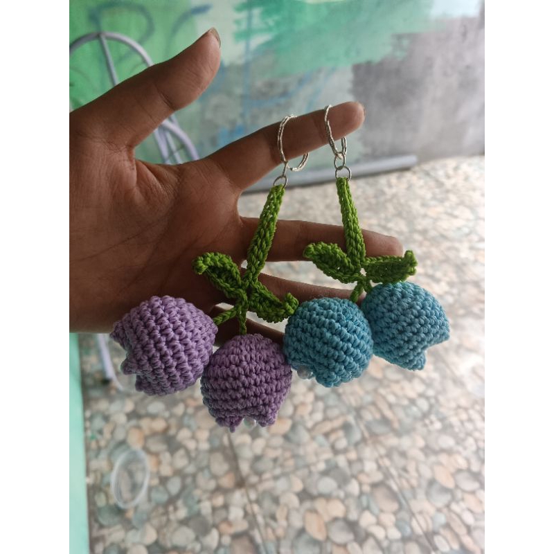 READY!!! Ganci rajut bunga tulip