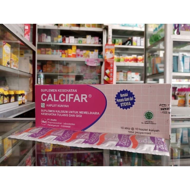 CALCIFAR @10 TABLET | SUPLEMEN & KALSIUM
