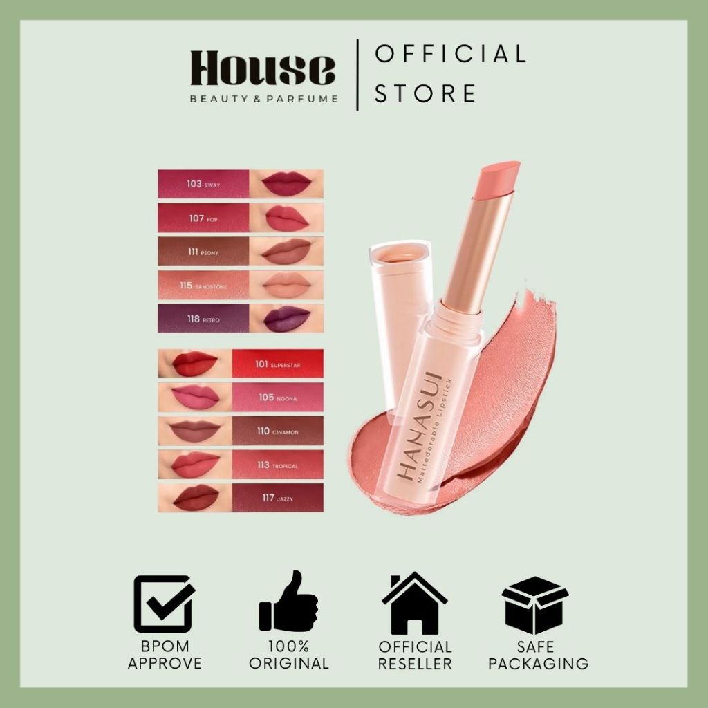 Hanasui Mattedorable Lipstick