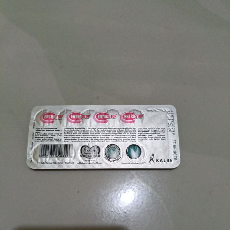 Entrostop  isi 10 tab