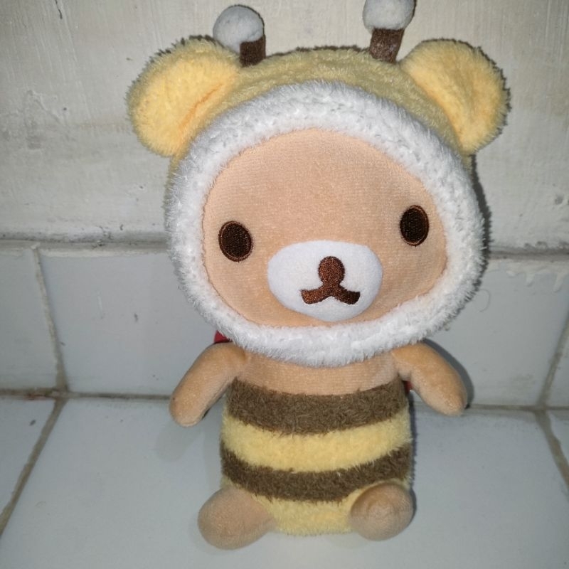boneka lebah coklat kuning