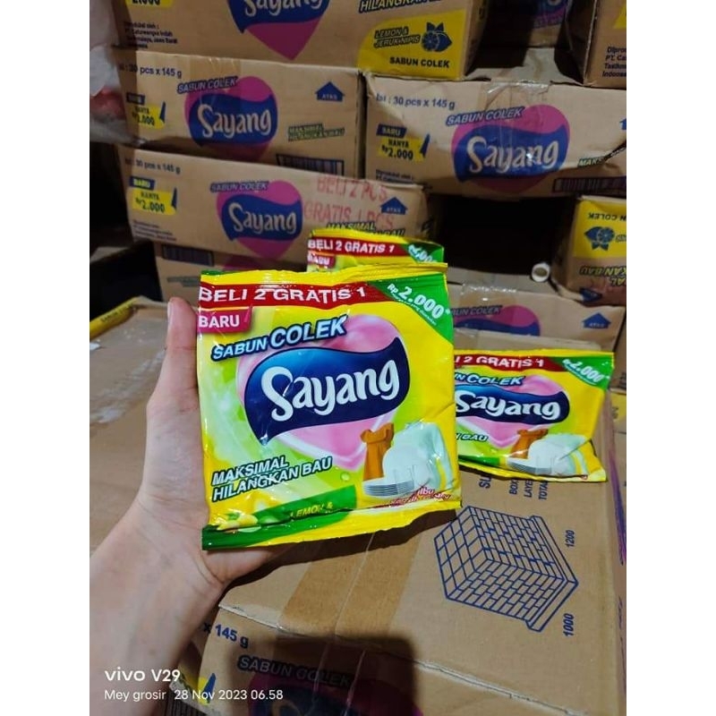 Sabun sayang colek