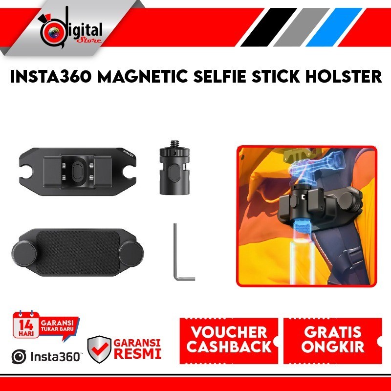 insta360 magnet selfie stick holster