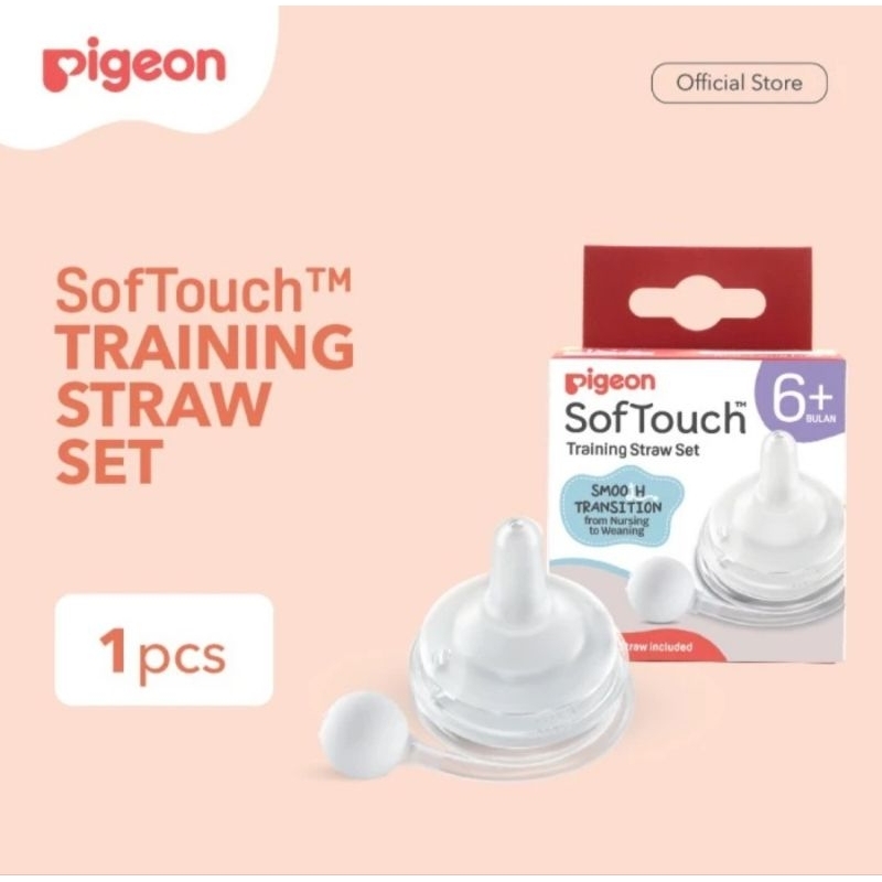 Pigeon Softouch Training  Straw Set 6+