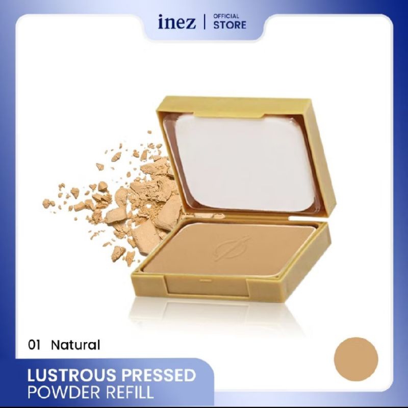 INEZ Lustrous Pressed powder Refill (with puff)