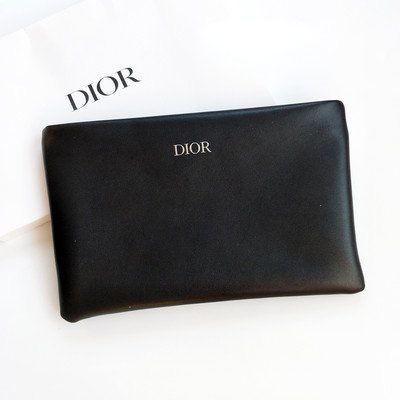 D.i.o.r Leather Pouch In Black