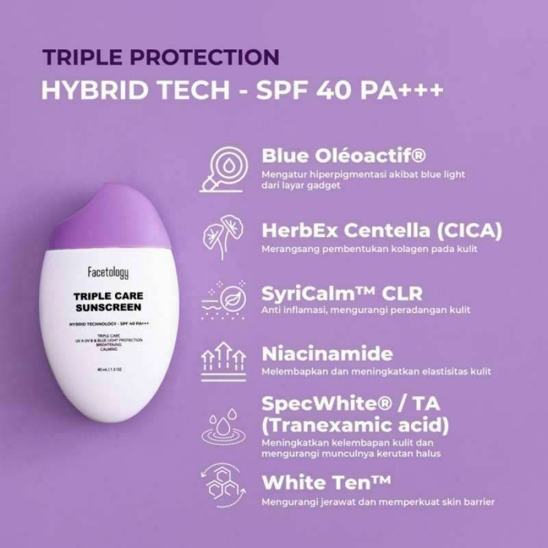 facetology SUNSCREEN spf 40
