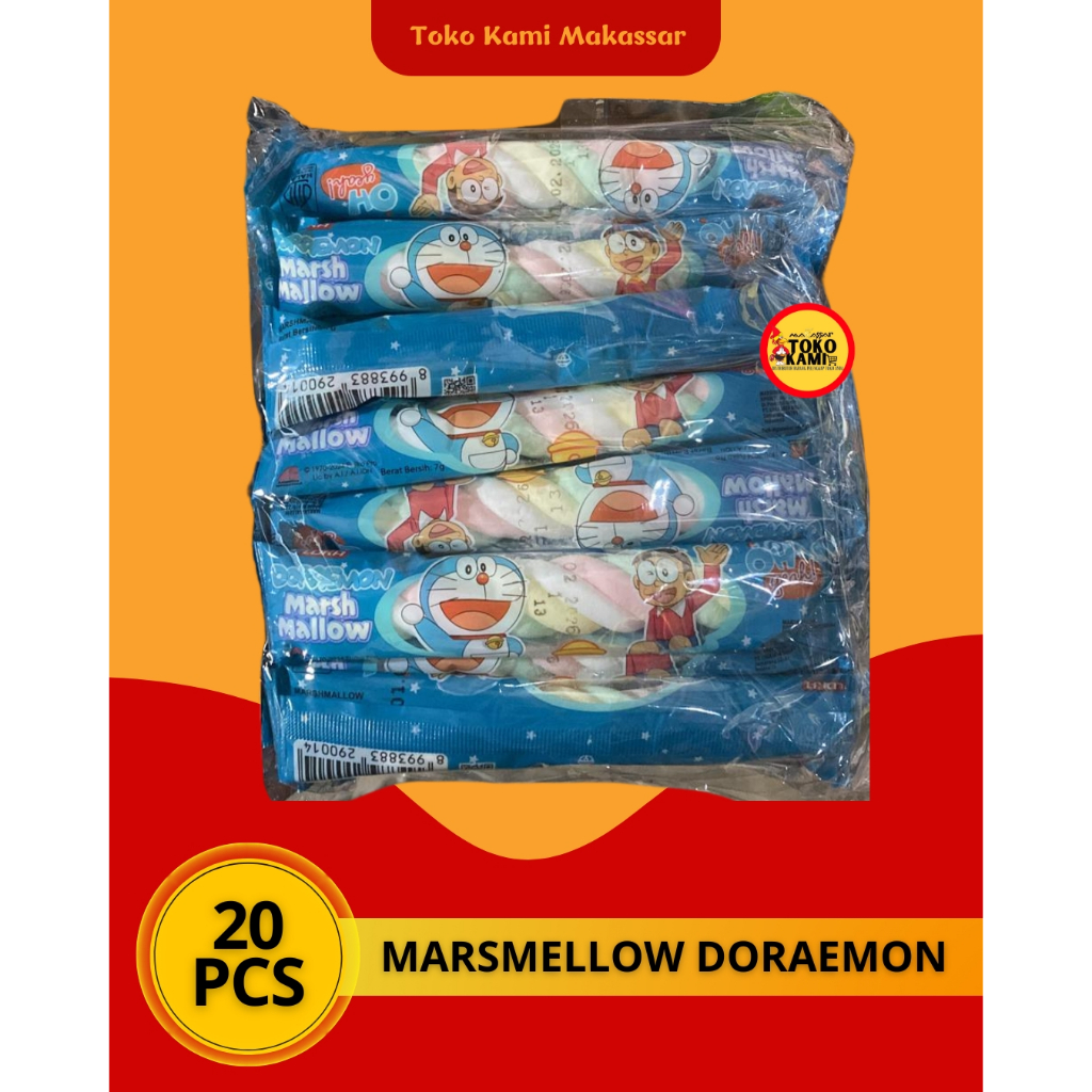 MARSHMALLOW DORAEMON PAK ISI 20