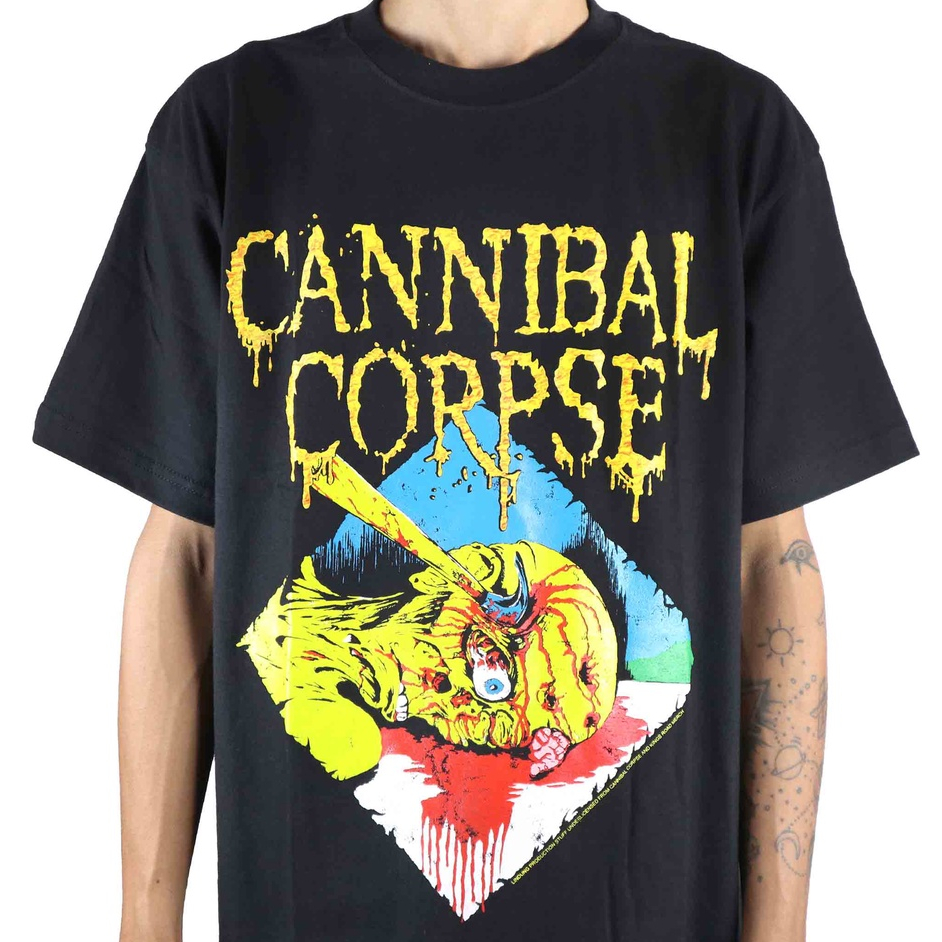 Original Cannibal Corpse - Hammer Tshirt Katun Basic Metalgear Music