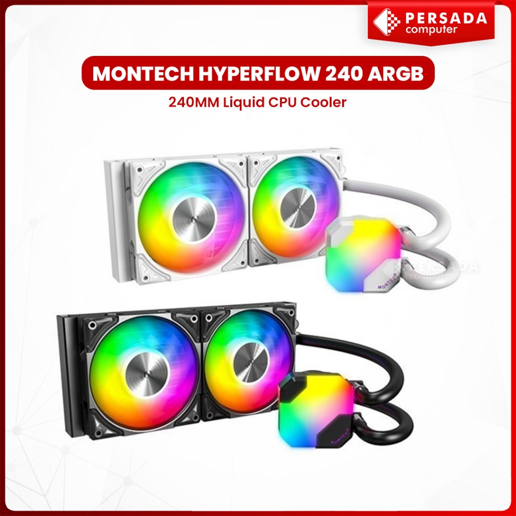 MONTECH HYPERFLOW 240 ARGB BLACK - 240MM Liquid CPU Cooler