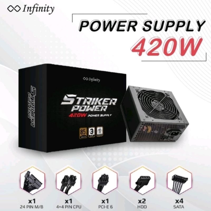 Powersupply Infinity 420watt 80+ Bronze