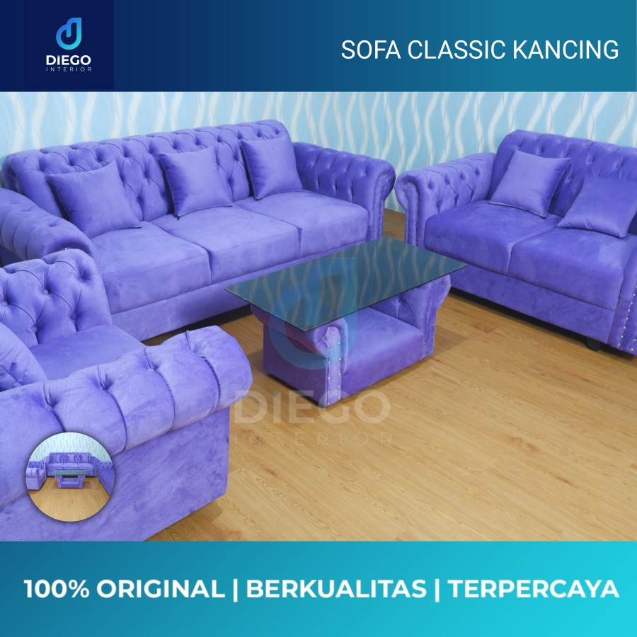 Sofa Klasik Sofa Minimalis 321+Meja